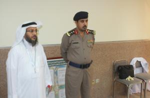 Jamoum Department of Chemistry Holds (How to Deal with Chemical Substances) Course for Civil Defense Officers